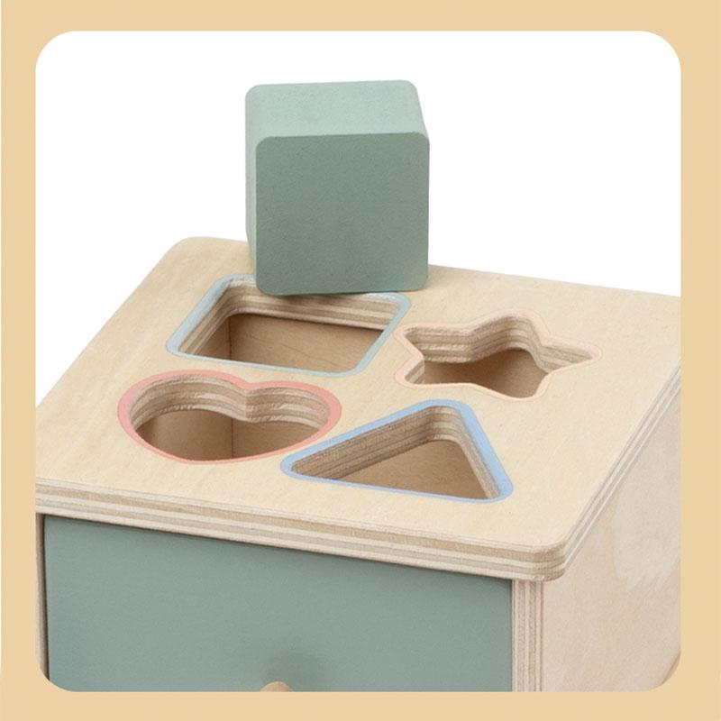 Montessori Classification Game Early Education Coin Toss Classification Box Color Cognition Shape Matching Blocks Teaching Aid