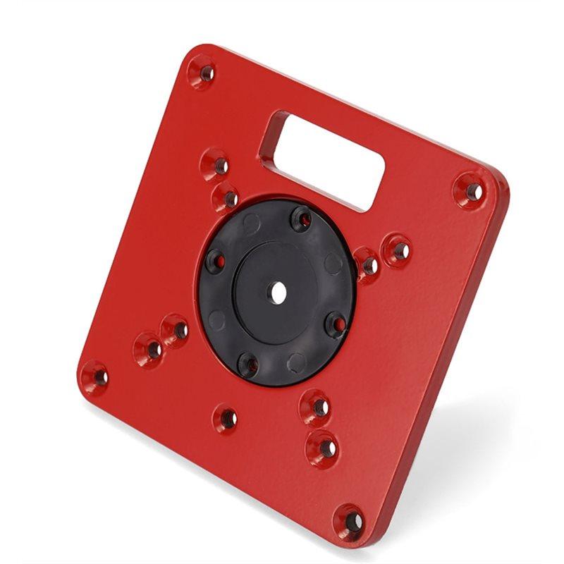 Многофункциональный фрезер для вставной пластины стола - для деревообработки, для настольных пил и станков для деревянных плит, включает 4 крышки