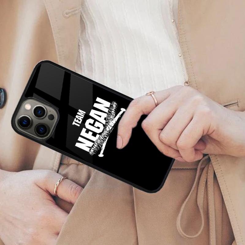 The Walking Dead Negan Bumper Magnetic Phone Case For APPLE iPhone 17 Air 16 14 13 12 Pro Max 15 Plus Wireless MagSafe Cover