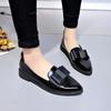2024 New Women's Shoes Hot Selling Slip-On Women's Flat Shoes Bow Daily  Women's Pointed Toe Flat Low Heel Flat Shoes Zapatos