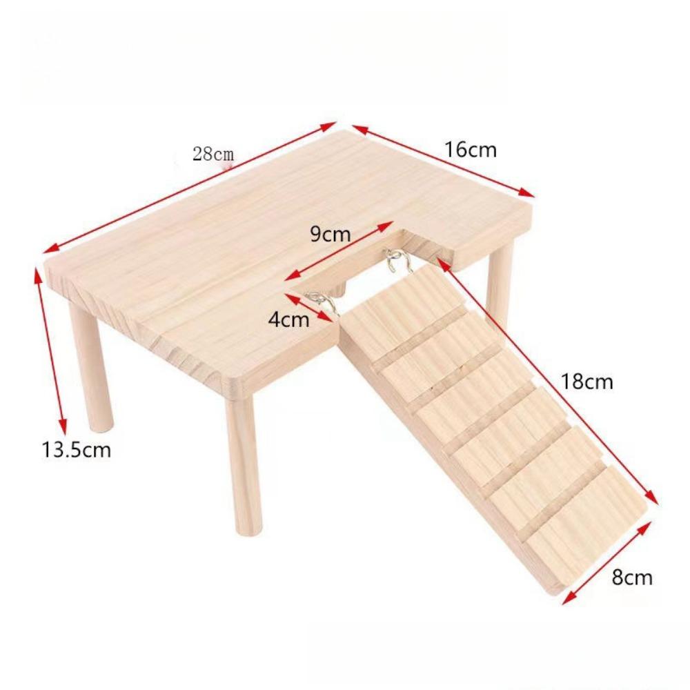 Игрушка-лестница для хомяков, прыгательная платформа, новая деревянная платформа-лестница для мелких домашних животных