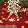 Рождественская елка Фонарь Деревянный Подсвечник Настольная лампа - Праздничное Украшение для Дома