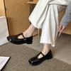 French Mary Jane Small Leather Shoes Women's 2025 New Summer and Spring Retro Flat-bottomed Versatile Skirt Japanese Jk Single Shoes
