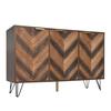 Home Storage Cabinet Sideboard Exclusive Sideboard with Three Doors Stylish Details And Generous Space. Side Panel Door Made of Solid Wood Veneer