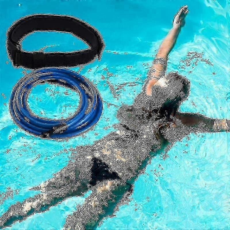 Adjustable 4m Swim Training Band Pool Resistance Band for Adults Kids