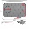Kitchen Silicone Faucet Mat Absorbent Mat Sink Splash Guard Drain Pad Double Sided Use Bathroom Sink Countertop Protector Mat