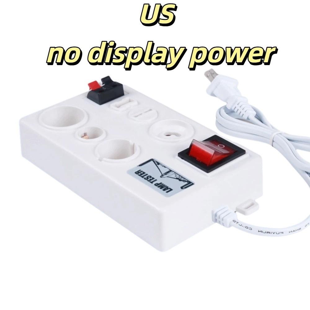 Accurate Measurement Lamp Tester Box Easy To Use Voltage Tester  Electric Power Test