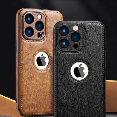 Высококачественный чехол из ПУ-кожи для Apple iPhone 16 Pro Max 11 12 13 14 15 Plus X XR с логотипом, роскошный бизнес-чехол для мобильного телефона