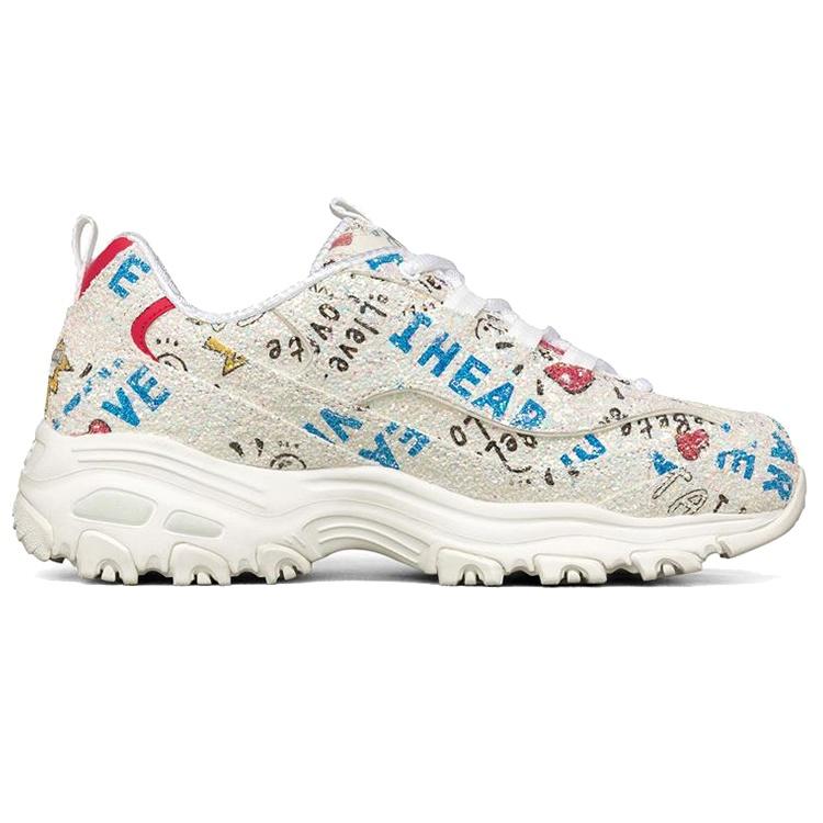 (WMNS) Skechers D'Lites 1.0 Low-Top Daddy Shoes Multi-Color Women's 149252-WMLT