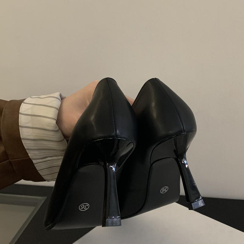 Модная дизайнерская обувь Eilyken Весна Женские сексуальные туфли-лодочки с острым носком и тонким низким каблуком Элегантные банкетные туфли-мюли Zapatos Mujer