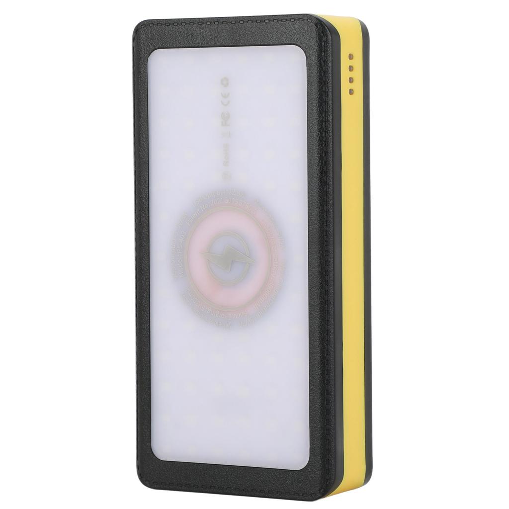 30000 мАч Солнечный внешний аккумулятор 3 режима освещения 66 светодиодов 4 выходных порта USB 40 Вт Светодиодный внешний аккумулятор для кемпинга