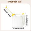 Oil Mixing Bottle Contrast Pot 2 Stroke Engine Measuring and Dispensing Petrol Container Portable