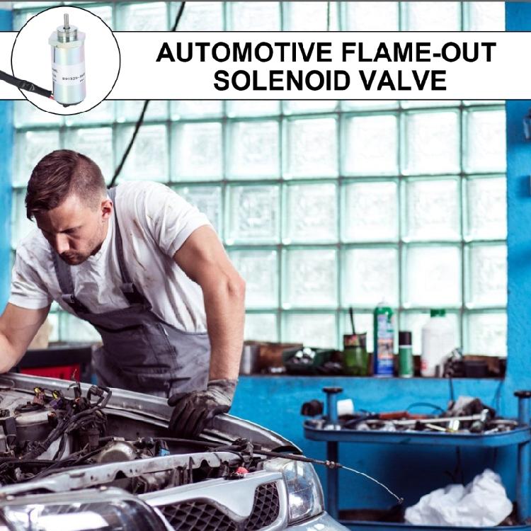 897329-5680 Engine Fuel Shut Offs Solenoid Valves 12V for 3LD1 3LD2 4LE1 Engine Car Accessories