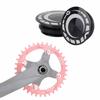 Aluminum Alloy Black Mountain Bike Hollow Crank Antidust Cover Bicycle Accessory