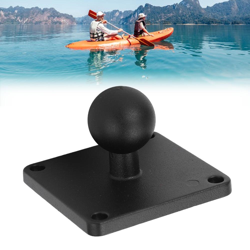 1 Inch Ball Mount Base Aluminum Alloy AMPS Square Plate Ball Mount Adapter Plate for Kayaks