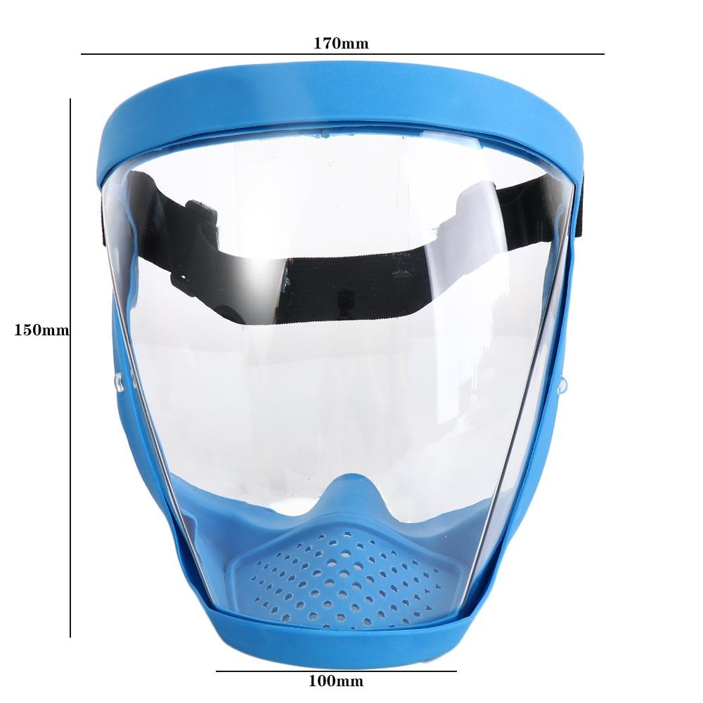 Anti-Splash Anti-Fog Face Mask Full Face Motorcycle Goggles HD Protective Face Mask Headgear
