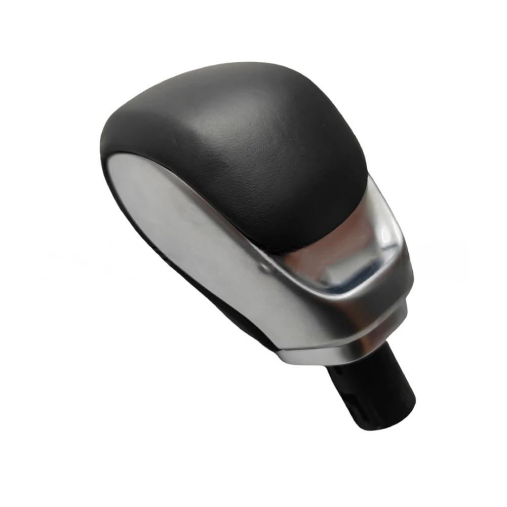 Car Gear Shift Knob Lever Black Leather For Hyundai For Santa Fe 2019-20 For Hyundai For Staria 2025-2025