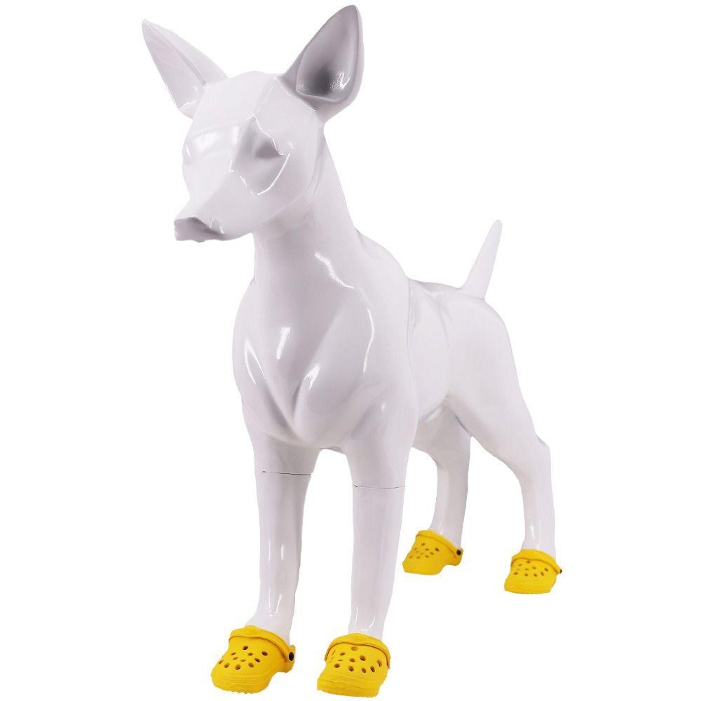 Breathable Cat Hole Slippers Thickened Pet Sandals Creative Dog Paw Protectors  Photo Props