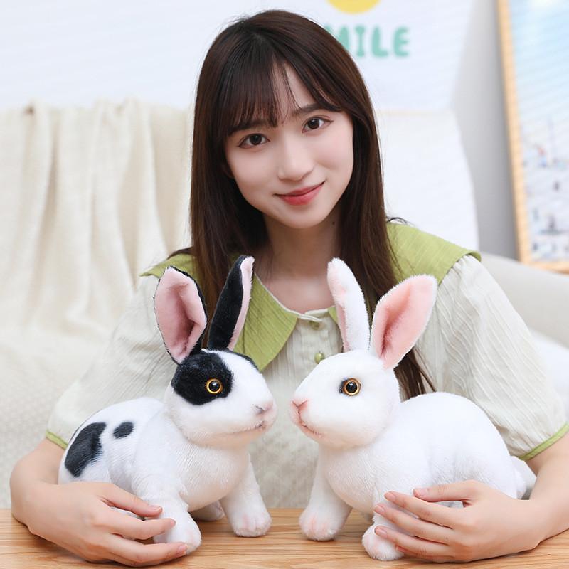 Rabbit Cartoon Creative Plush Toy Photography Decorative Props Stand Cute Pose