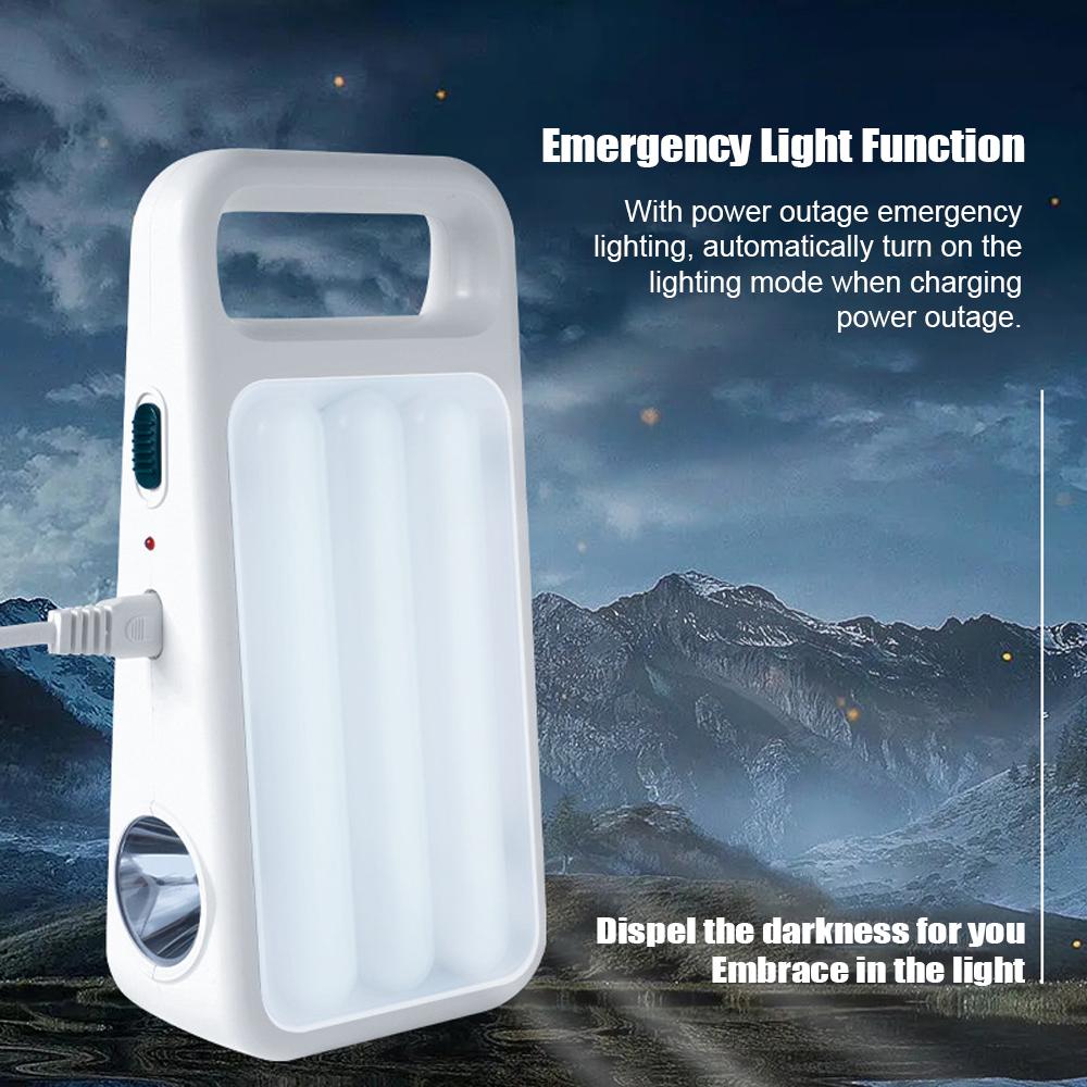 2-in-1 Led Camping Lantern and Flashlight with Handle Hidden Hook 2000mAh Large Capacity