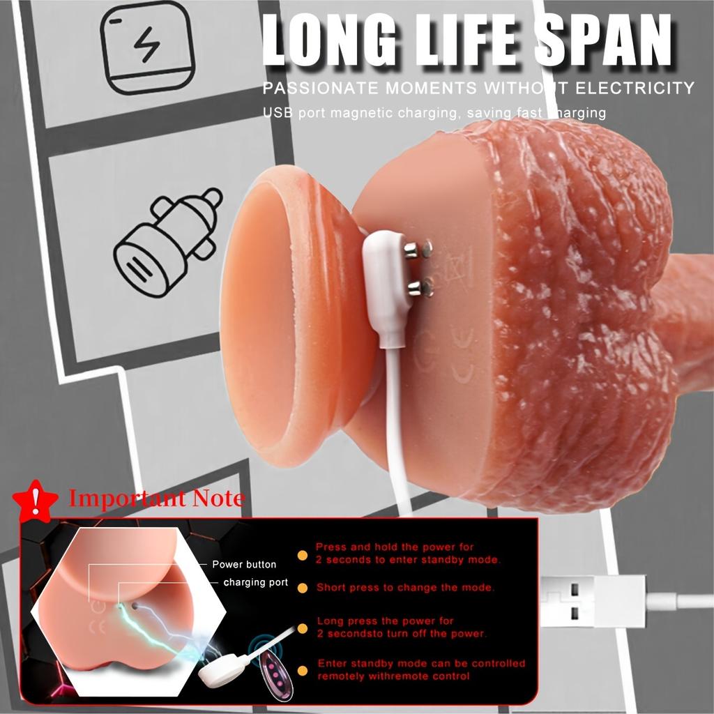 Реалистичный огромный толстый дилдо, 9,48-дюймовый двойной плотности силиконовый большой анальный дилдо без шарика для более глубокой игры, гигантский дилдо для точки G для взрослых секс-игрушки для мужчин и женщин