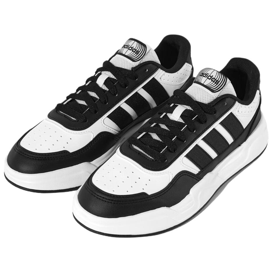 adidas Lite Baller 1.5 Низкие Скейтбордические Кроссовки Унисекс Черно-Белые KI1497