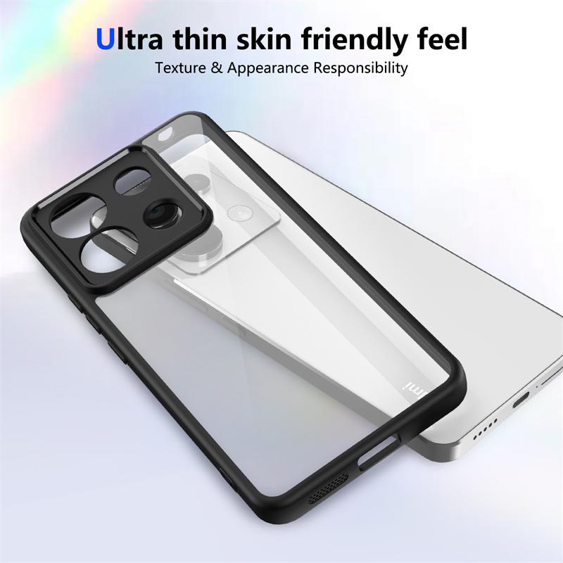 Высококачественный прозрачный акриловый чехол для задней панели Xiaomi Redmi iPhone Samsung для Xiaomi Poco X7 Pro X5 X3 M7 M6 M5 M4 F6 C75 C65 C55 чехол силиконовый TPU