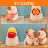 Capybara Fries Burger Apron Shaped Plush Doll Childrens Birthday Gift Decor Home