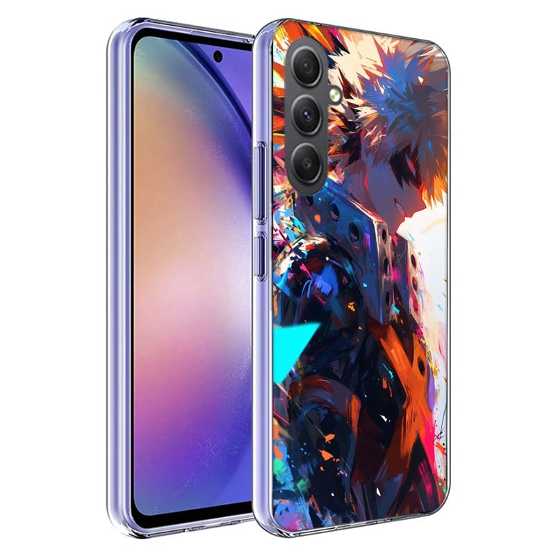 Чехол для телефона My Hero Bakugou Katsuki для Samsung A17 A37 A57 A07 A16 A26 A36 A56 A06 A02S A12 A22 A32 A52S A04S A14 A24 A34 A54 A0