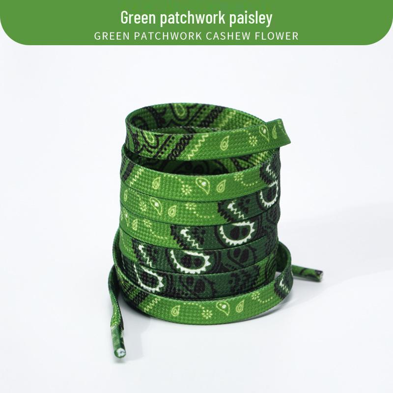 Cashew Flower Shoelaces for Air Force 1, Canvas Shoes, and Dunk Sneakers – Unisex