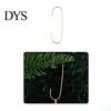 Bulk Christmas Ornament Hooks Hooks, Metal Wire Hanging Hook, C-Shaped Sturdy for Holiday Decorations Ornaments Hanger Tree Decoration, Garland Balls