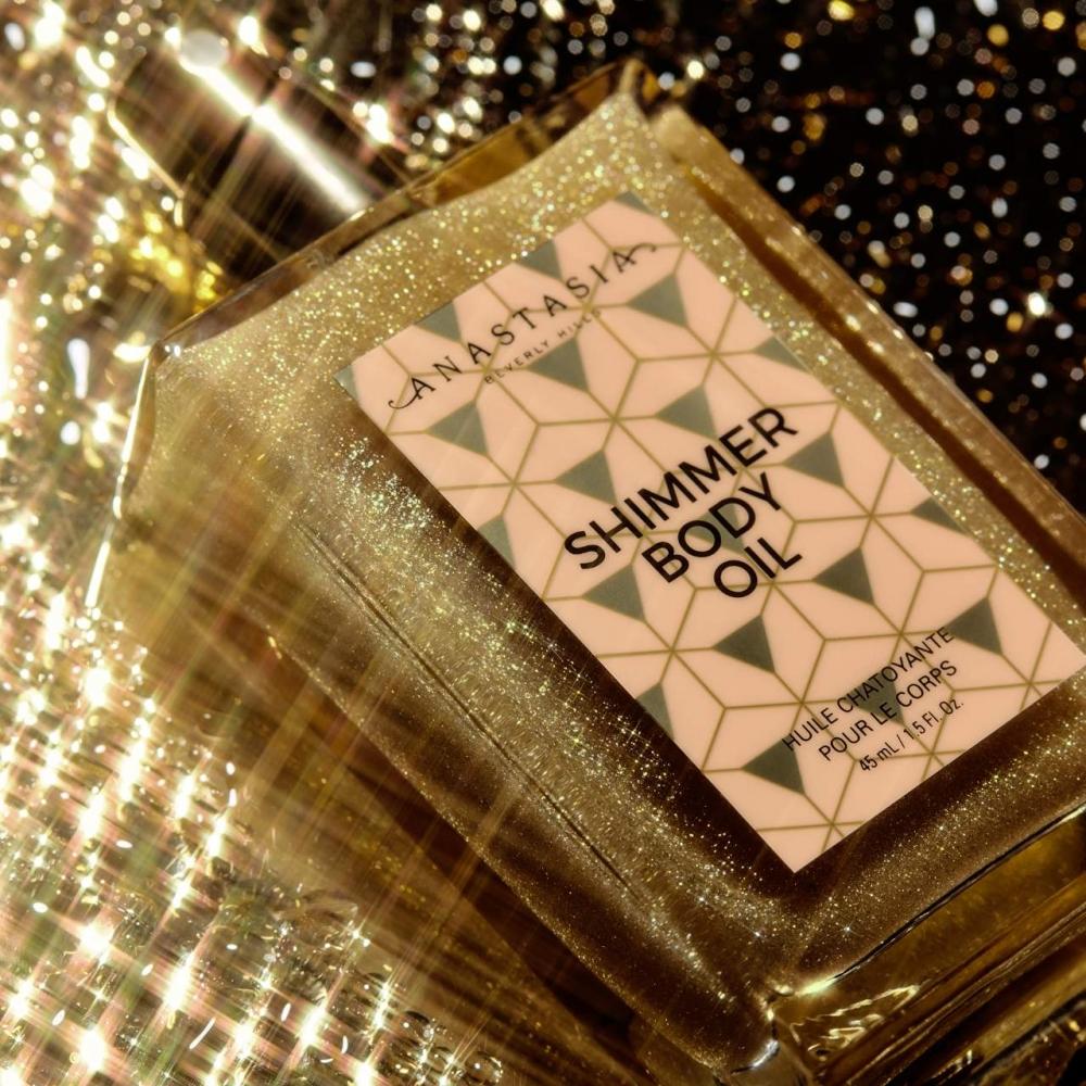 Anastasia Beverly Hills Shimmer Body Oil 1.5 Oz   45 Ml Sun Kissed Glow