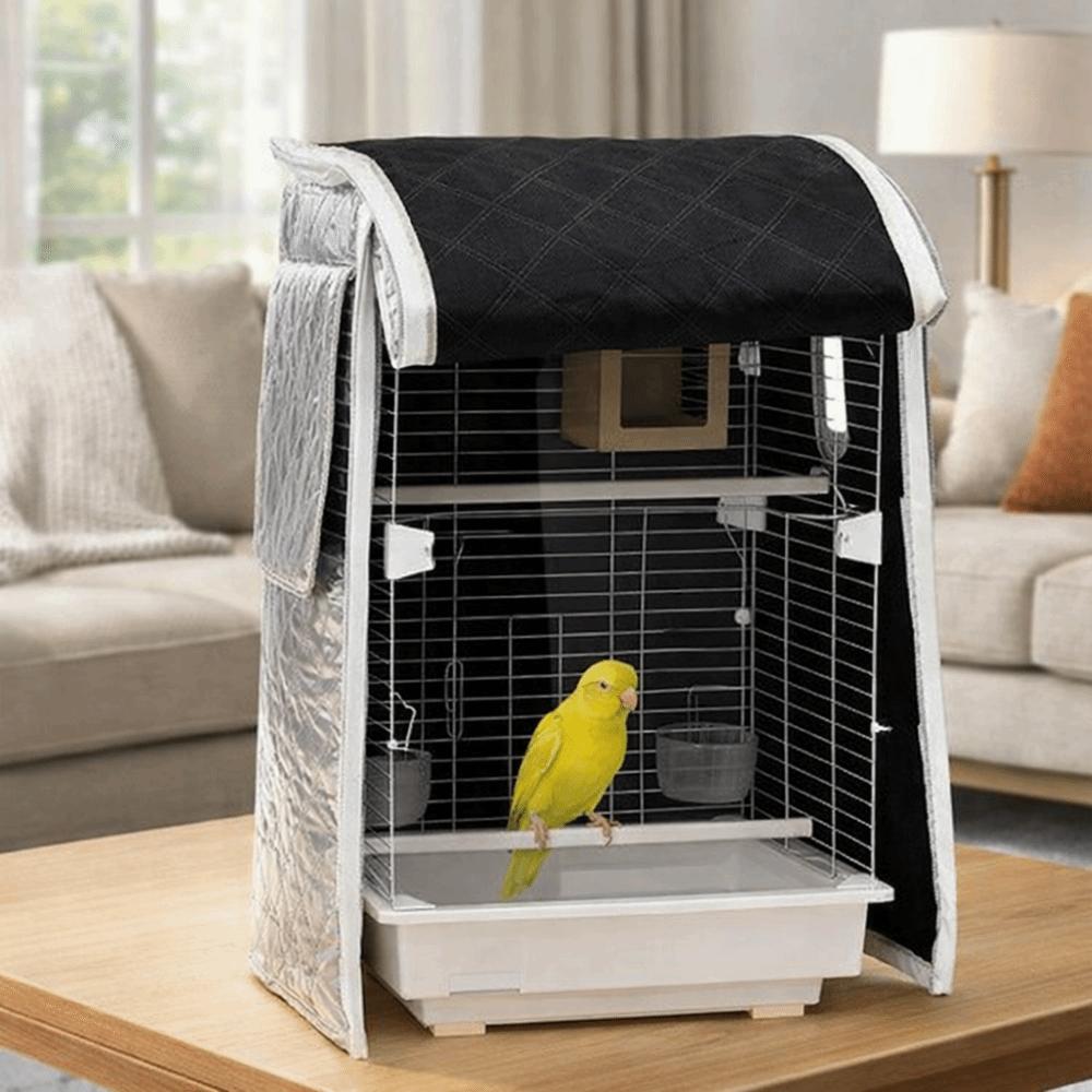 Warm Bird Cage Cover Waterproof Bird Cage Protector Practical Windproof Cover Breeding Season