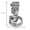 Full Plating Adjustable Bathroom Bracket Hand Shower Holder Rail Head Holder Stable Rotation Suction Cup Holder Universal