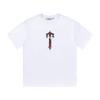 Cross-border new graffiti letter printing European and American street trendy brands loose and versatile casual men's and women's short-sleeved round