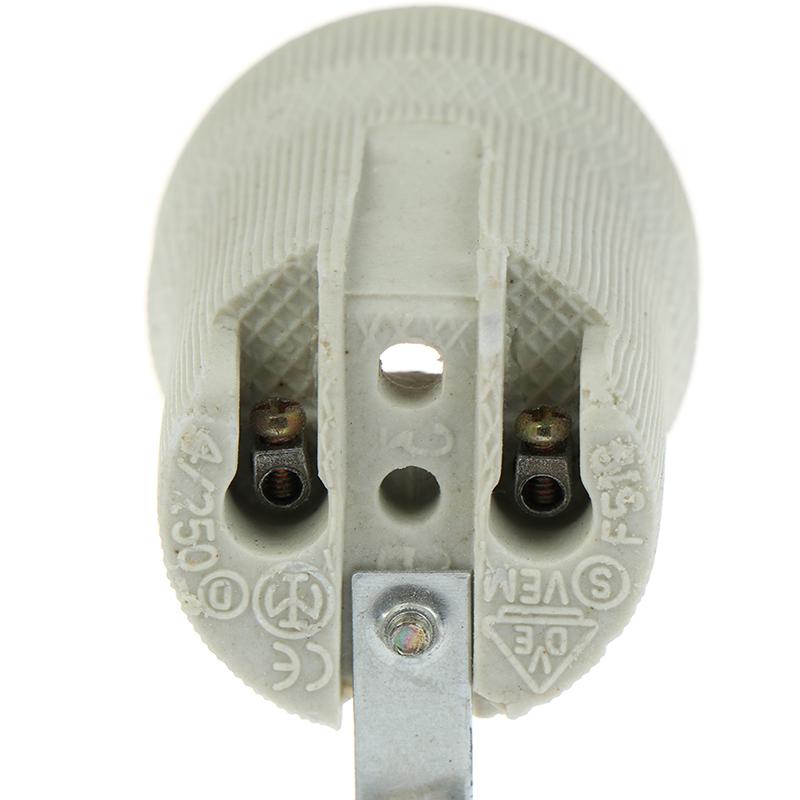 E27 Керамический винтовой цоколь с термостойким патроном для лампочки-адаптера