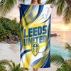 Пляжное полотенце Leeds United Football Мягкое из микрофибры Летнее полотенце Быстросохнущее Впитывающее полотенце для пляжа Бассейна Путешествий