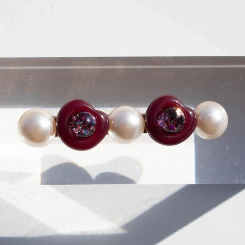 luvinball Pebble & Pearl Hair Clip