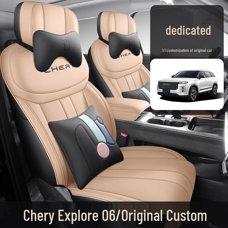 Универсальная полностью кожаная подушка на сиденье автомобиля для 2006 Explore, пятиместная, всесезонная - новая модель