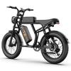 Электровелосипед Urlife T2 500 Вт Мотор 20" Широкие Шины Полностью Амортизированный Взрослый Электровелосипед 48 В 15,6 Ач Двойные Дисковые Тормоза 7 Скоростей Макс. Загрузка 120 кг