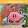 Adorable Cartoon Kirby Keychain Plush Doll Cute Animal Bag Charm Decor 10cm Soft Toy