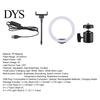 Live Fill Light 6/10/12 Inch Adjustable 360 Degree Rotatable High Ring Lamp Brightness Multifunction Switch LED Selfie for Photography