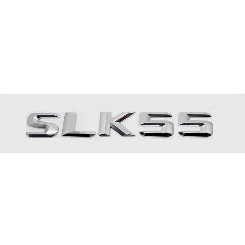 Automotive 3D Digital Alphabet Trunk Badge Decal for Mercedes Benz SLK55 SLK63 SLK200 SLK230 SLK250 SLK280 SLK300 SLK320 SLK350