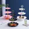 Luxury Multi-Layer Fruit and Snack Stand: Three-Tier Dessert and Candy Holder for Living Room
