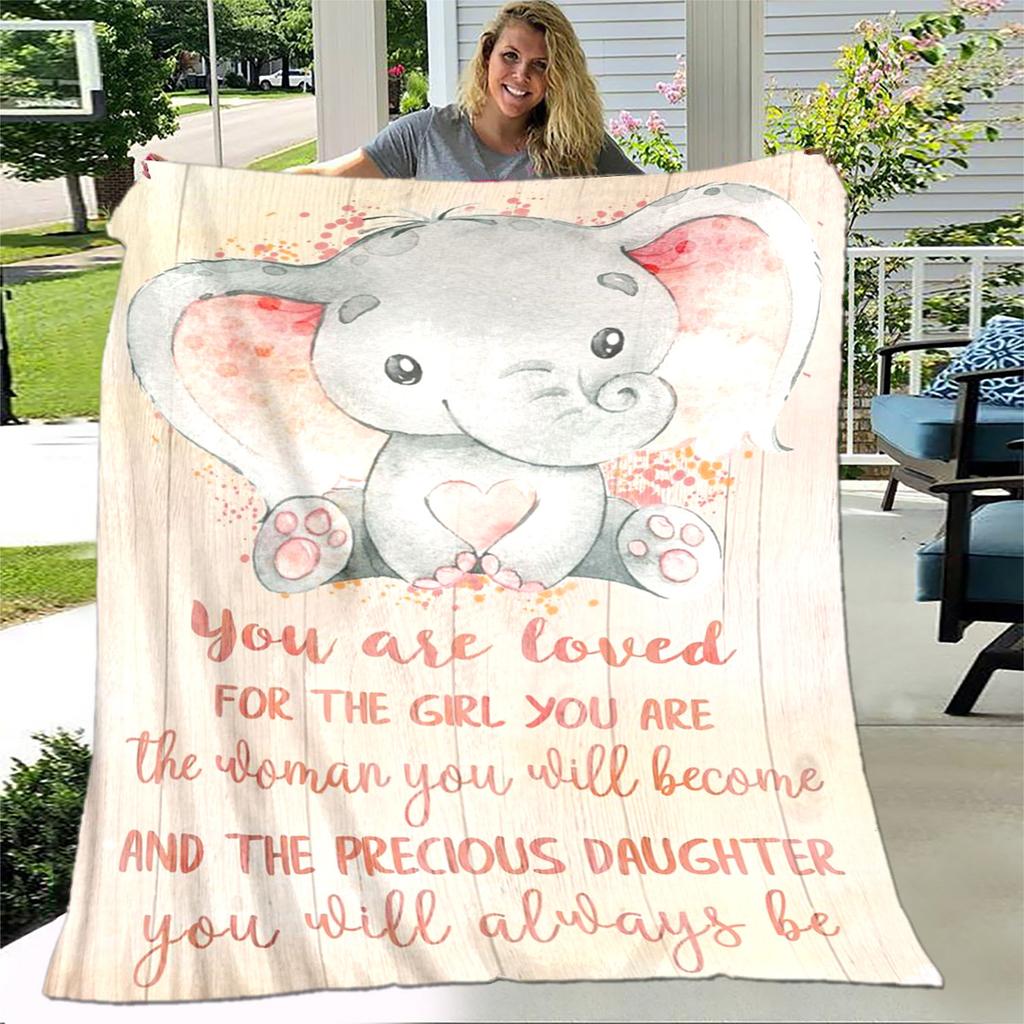 Моей дочери сыну подарок в виде письма HD одеяло, мягкое одеяло для дома, спальни, кровати, дивана, пикника, путешествия, офиса, одеяло, детское одеяло