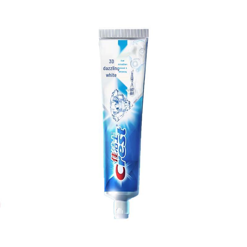 Набор Crest: Цветная хрустальная зубная щетка и отбеливающая паста 3D White