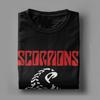 Scorpion Band Logo Merch Unisex T Shirts 100% Cotton Tee Новое поступление Футболка Одежда