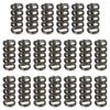 10/20Pcs 5-Ring Binding Spines Snap Split Binder Rings Plastic Round Loose-Leaf Rings Comb Folio Binder Stationery Office Supply