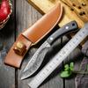 Ручка из нержавеющей стали Нож для мяса Фруктовый нож Нож для обвалки Монгольский нож для овец ручной ковки Охотничий нож для резки мяса на открытом воздухе