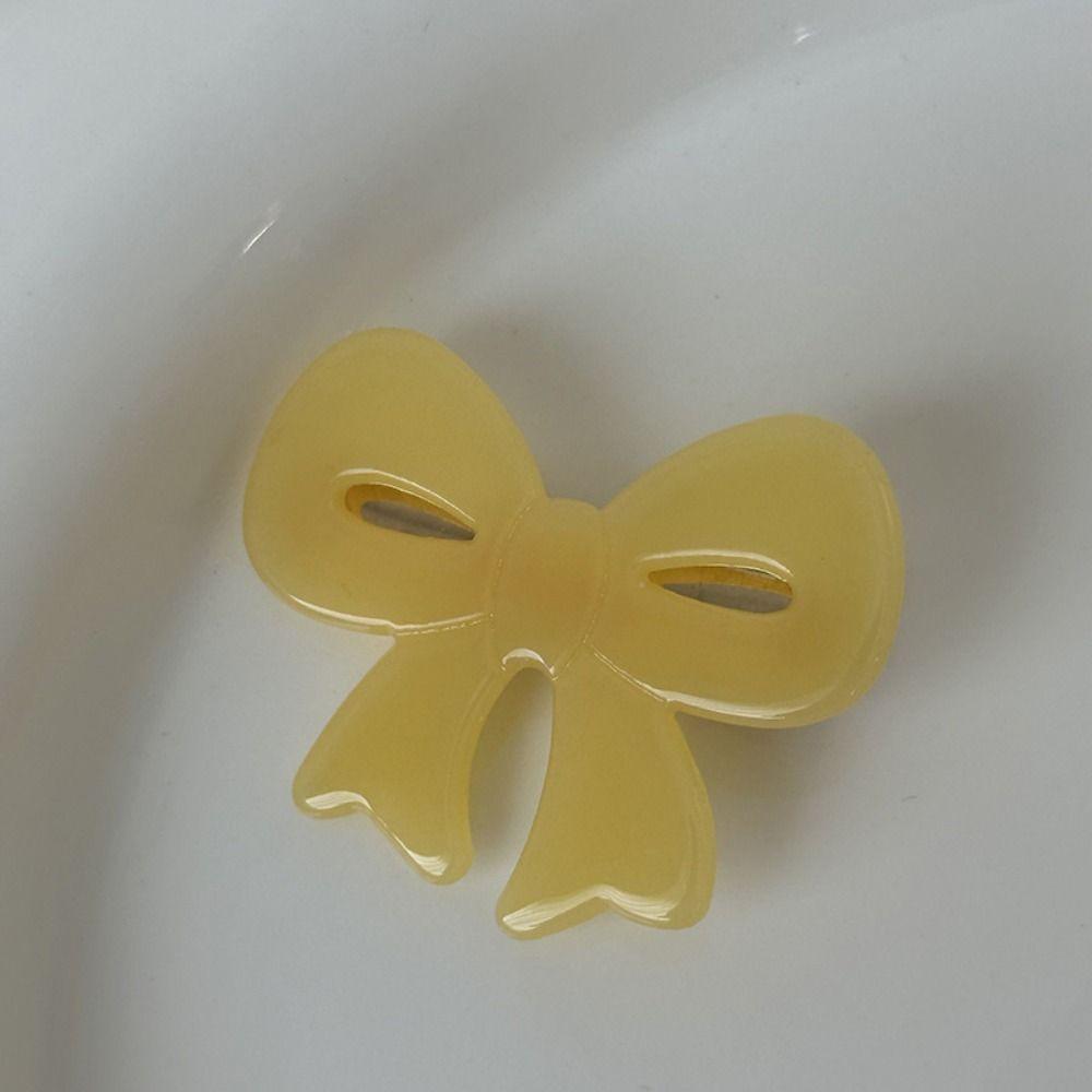 Acetate Bow Hairpin Korean Style Bow Duckbill Clip Creative Acetic Acid Duckbill Clip Travel